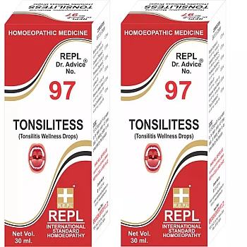 REPL Dr. Advice No 97 (Tonsilitess) (30ml, Pack of 2)