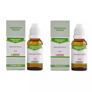 Bakson Abroma Radix 50M CH (30ml, Pack of 2)