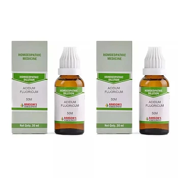 Bakson Acidum Fluoricum 50M CH (30ml, Pack of 2)