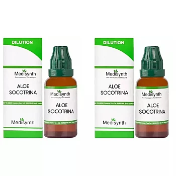 Medisynth Aloe Socotrina 30 CH (30ml, Pack of 2)