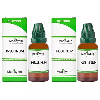 Medisynth Insulinum 200 CH (30ml, Pack of 2)
