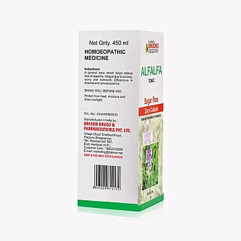 Bakson Alfalfa Tonic (Sugar Free) (450ml, Pack of 2)
