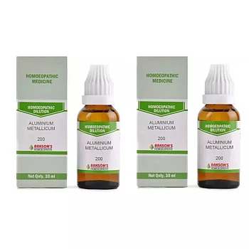 Bakson Aluminium Metallicum 200 CH (30ml, Pack of 2)