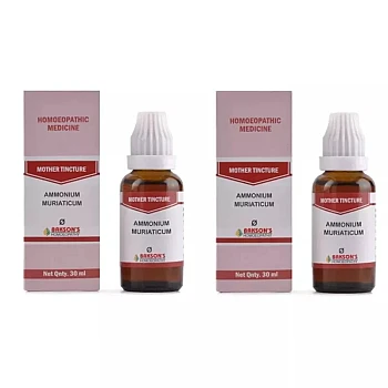 Bakson Ammonium Muriaticum 1X (Q) (30ml, Pack of 2)