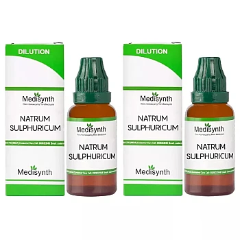 Medisynth Natrum Sulphuricum 30 CH (30ml, Pack of 2)