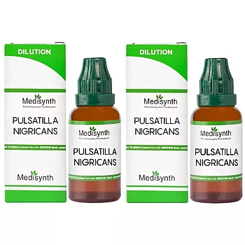 Medisynth Pulsatilla Nigricans 200 CH (30ml, Pack of 2)