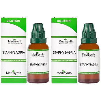Medisynth Staphysagria 30 CH (30ml, Pack of 2)