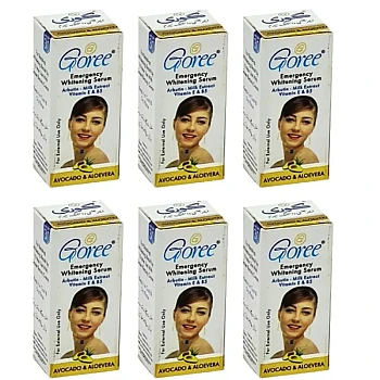 Goree Emergency Whitening Serum (4ml, Pack of 6)
