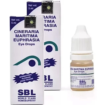 SBL Cineraria Maritima Euphrasia Eye Drops (5ml, Pack of 2)