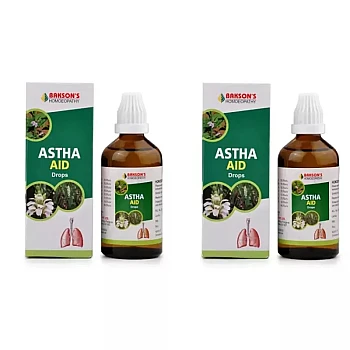 Bakson Astha Aid Drops (100ml, Pack of 2)