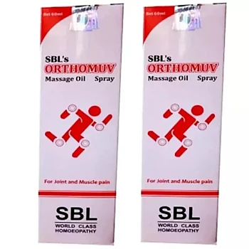 SBL Orthomuv Spray (60ml, Pack of 2)