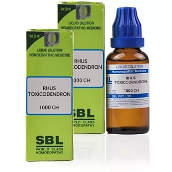 SBL Rhus Toxicodendron 1M (1000 CH) (30ml, Pack of 2)