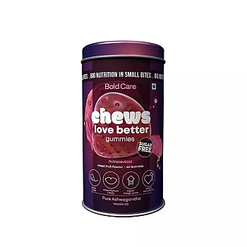 Bold Care Chews Love Better Pure Ashwagandha Gummies Sugar Free (60pcs)