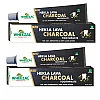 Wheezal Hekla Lava Charcoal Toothpaste (100g, Pack of 2)