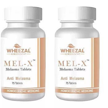 Wheezal Mel-X Melasma Tablets (75tab, Pack of 2)