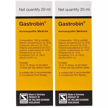 Willmar Schwabe Germany Gastrobin (20ml, Pack of 2)