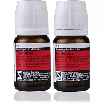 Willmar Schwabe Germany Tonsiotren (80tab, Pack of 2)