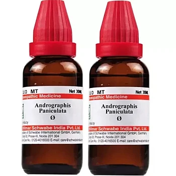 Willmar Schwabe India Andrographis Paniculata (Kalmegh) 1X (Q) (30ml, Pack of 2)