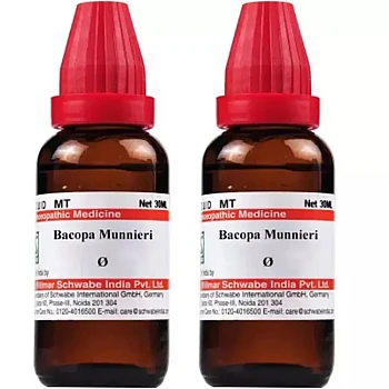 Willmar Schwabe India Bacopa Munnieri(Brahmi) 1X (Q) (30ml, Pack of 2)