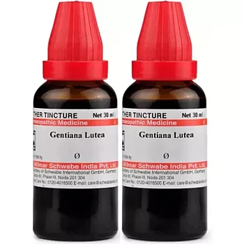 Willmar Schwabe India Gentiana Lutea 1X (Q) (30ml, Pack of 2)