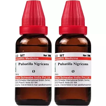 Willmar Schwabe India Pulsatilla Nigricans 1X (Q) (30ml, Pack of 2)