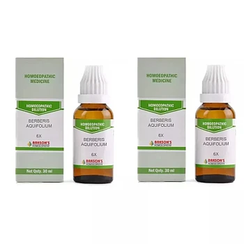 Bakson Berberis Aquifolium 6X (30ml, Pack of 2)