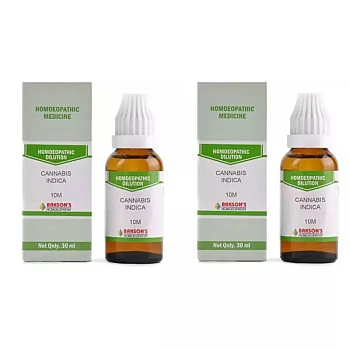 Bakson Cannabis Indica 10M CH (30ml, Pack of 2)
