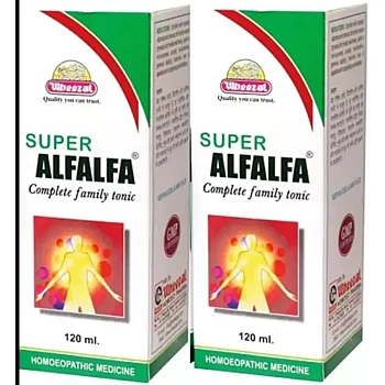 Wheezal Super Alfalfa (120ml, Pack of 2)