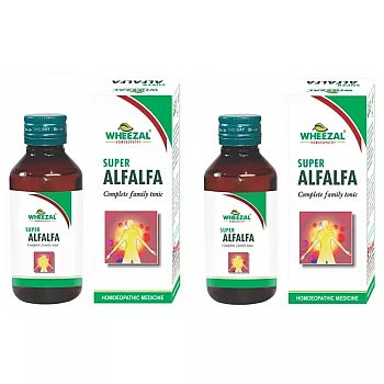 Wheezal Super Alfalfa (200ml, Pack of 2)
