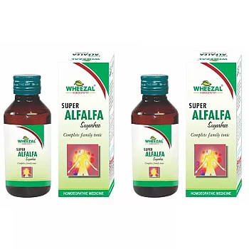 Wheezal Super Alfalfa (Sugar Free) (200ml, Pack of 2)