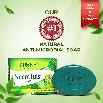 Bakson Sunny Neem Tulsi Soap (75g)