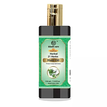 Khadi Care Herbal Ayurvedic 21 Herbs Hair Oil (210ml)