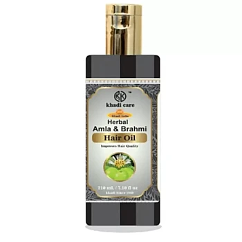 Khadi Care Herbal Amla & Brahmi Hair Oil (210ml)