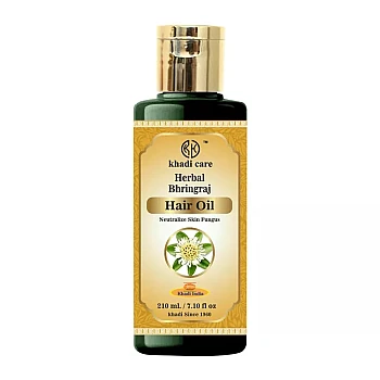 Khadi Care Herbal Bhringraj Hair Oil (210ml)