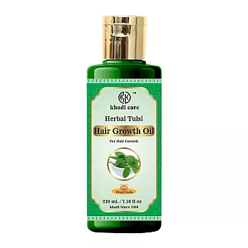 Khadi Care Herbal Tulsi Hair Growth Oil (210ml)