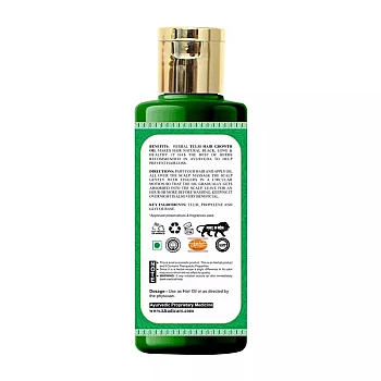 Khadi Care Herbal Tulsi Hair Growth Oil (210ml)