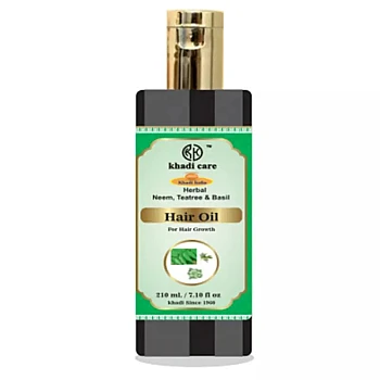Khadi Care Herbal Neem, Teatree & Basil Hair Oil (210ml)