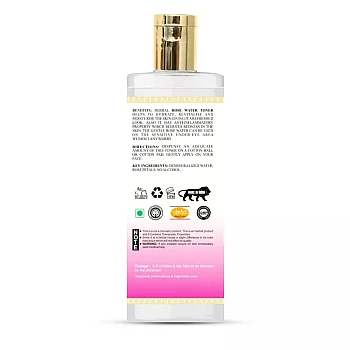 Khadi Care Herbal Rose Water (210ml)