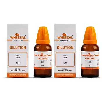 Wheezal Uric Acid 10M CH (30ml, Pack of 2)