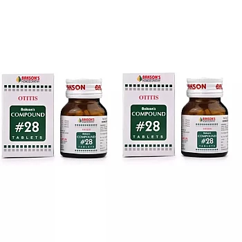 Bakson Compound No 28 (Otitis) (100tab, Pack of 2)