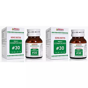 Bakson Compound No 30 (Sinusitis) (100tab, Pack of 2)