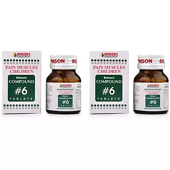 Bakson Compound No 6 (Pain Muscles Children) (100tab, Pack of 2)