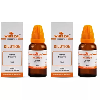 Wheezal Aranea Diadema 200 CH (30ml, Pack of 2)
