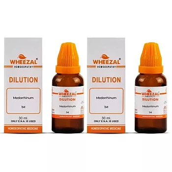 Wheezal Medorrhinum 1M (1000 CH) (30ml, Pack of 2)