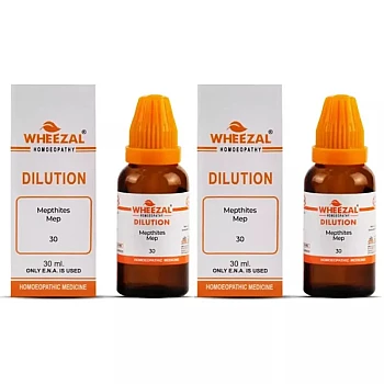 Wheezal Mepthites Mep 30 CH (30ml, Pack of 2)