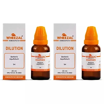 Wheezal Berberis Aquifolium 1M (1000 CH) (30ml, Pack of 2)