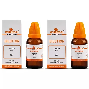 Wheezal Natrum Mur 10M CH (30ml, Pack of 2)