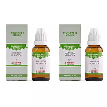 Bakson Magnesia Muriatica 10M CH (30ml, Pack of 2)