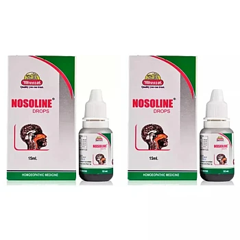 Wheezal Nosoline Drops (15ml, Pack of 2)