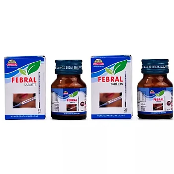 Wheezal Febral Tablets (25g, Pack of 2)